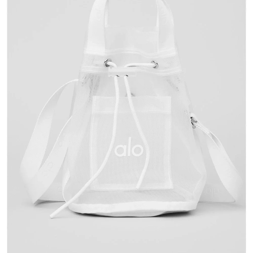 🤍ALO 🤍 Sheer Crossbody Bucket Bag - Picture 3 of 5